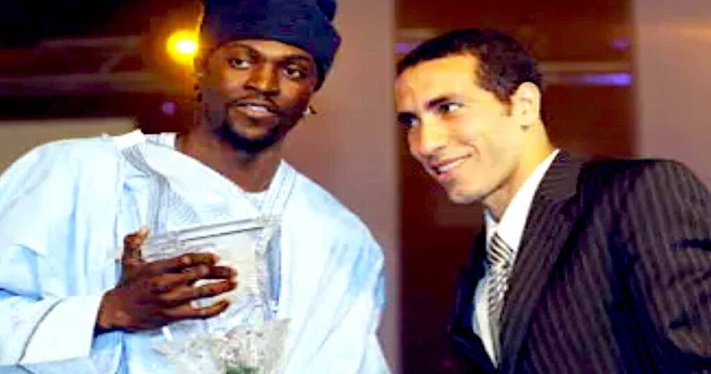 محمد أبو تريكة يحل ثانياً خلف إيمانويل أديبايور أفضل لاعب إفريقي لعام 2008