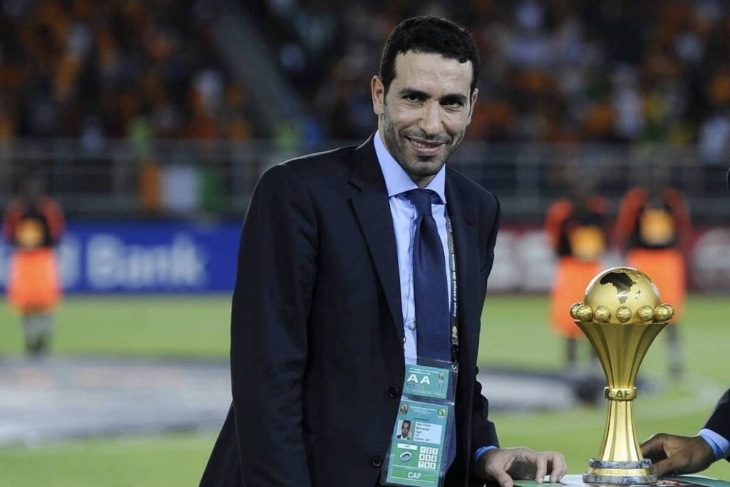 محمد أبو تريكة مع كأس أمم إفريقيا