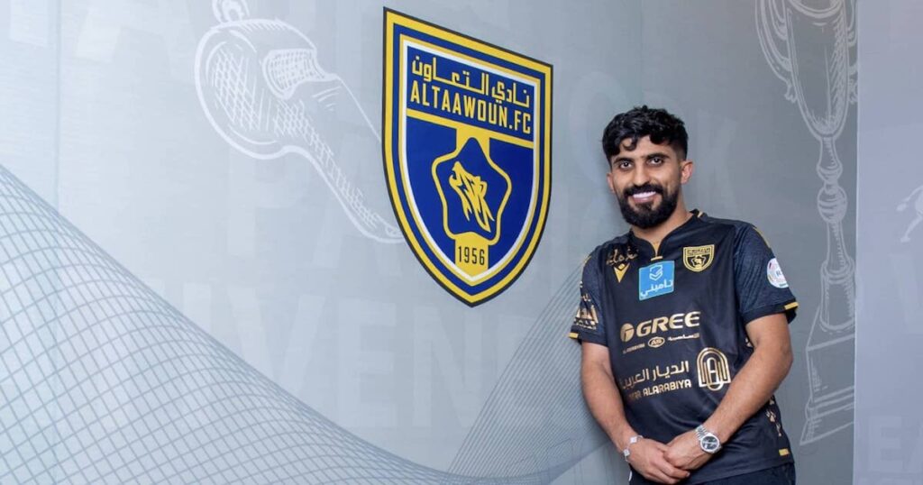 لاعب التعاون السعودي محمد مرزوق الكويكبي