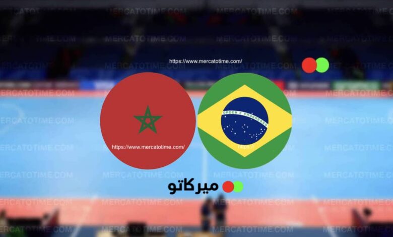 موعد مباراة البرازيل ضد المغرب اليوم في ربع نهائي كأس العالم للفوتسال