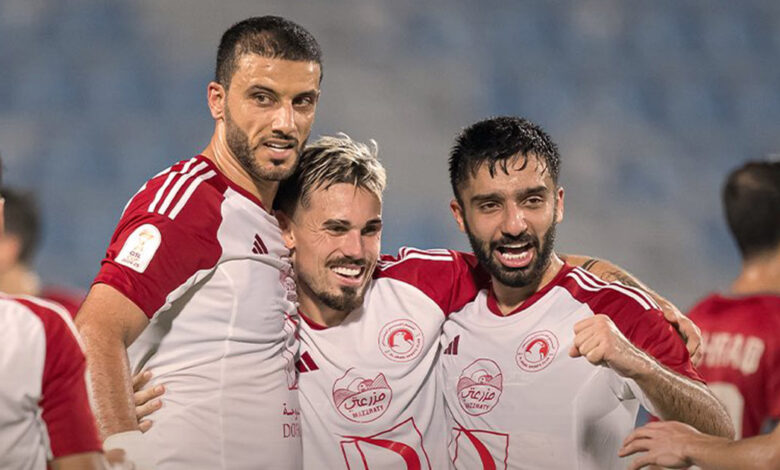 العربي يُسقط الدحيل بهدف "سانشيز" ويتساوى معه في صدارة المجموعة بكأس QSL